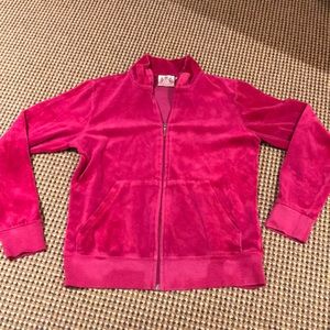 Juicy Couture Velour Track zip up Jacket girls 14